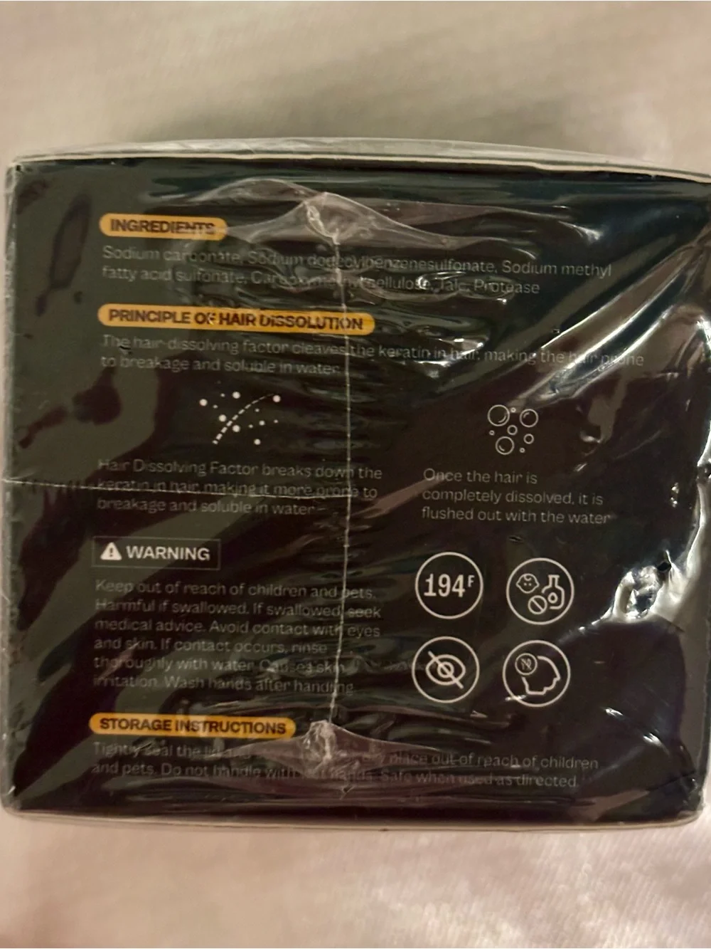 Source Unknown Hair Dissolving Laundry Powder